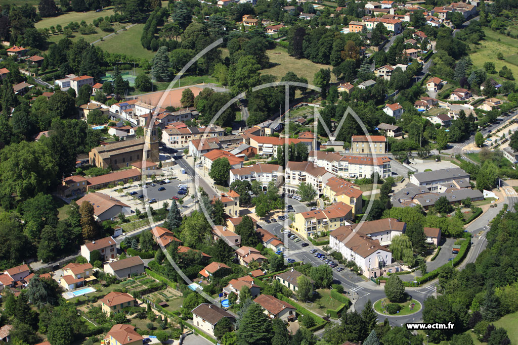 Photo arienne de Fontaines-Saint-Martin