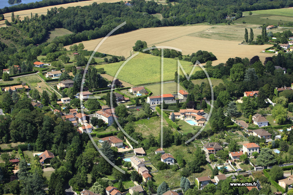 Photo arienne de Fontaines-Saint-Martin