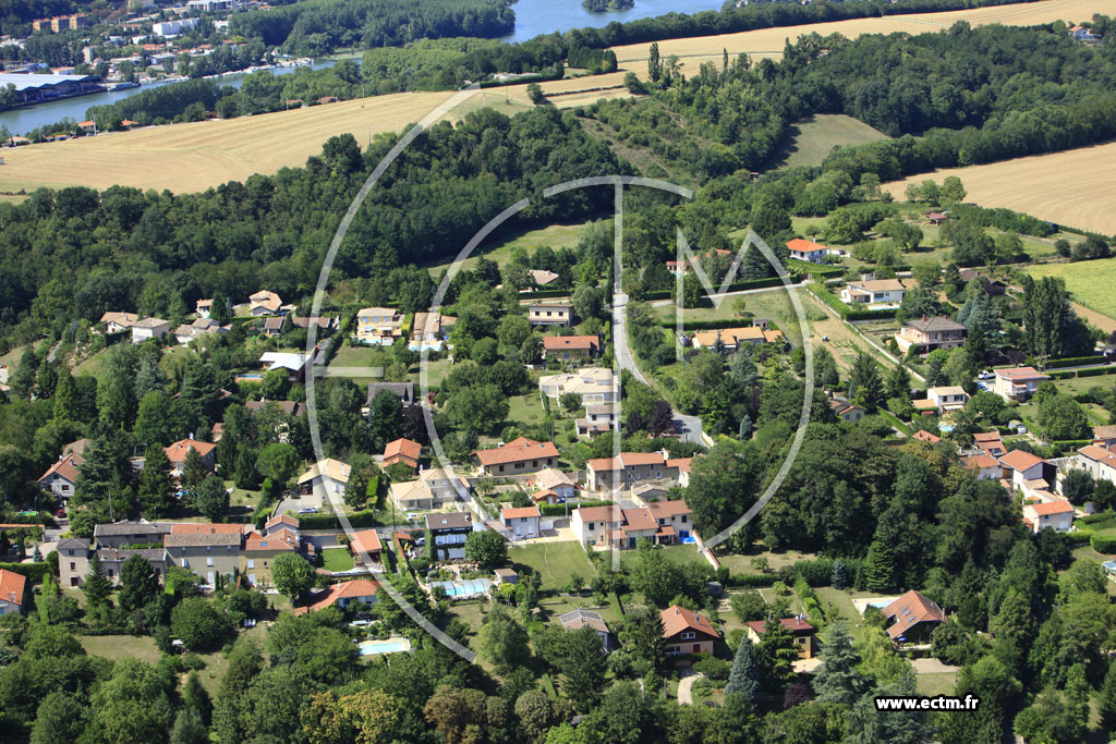 Photo arienne de Fontaines-Saint-Martin
