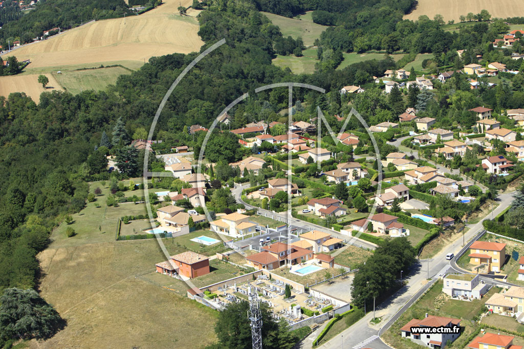 Photo arienne de Fontaines-Saint-Martin