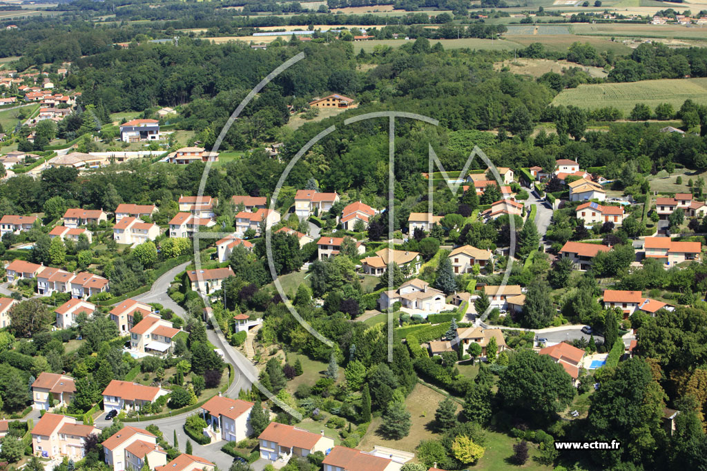 Photo arienne de Fontaines-Saint-Martin