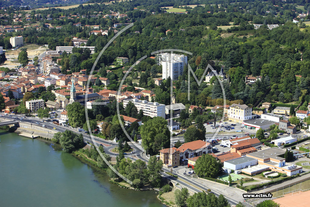 Photo arienne de Fontaines-sur-Sane