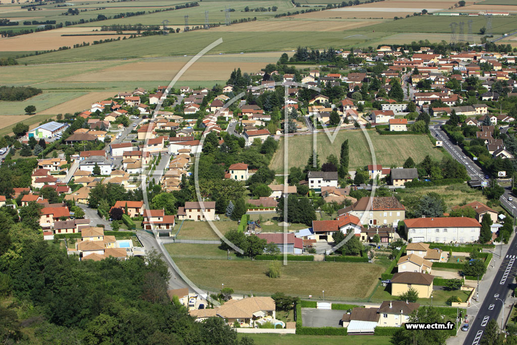 Photo arienne de Genas (La Plaine)