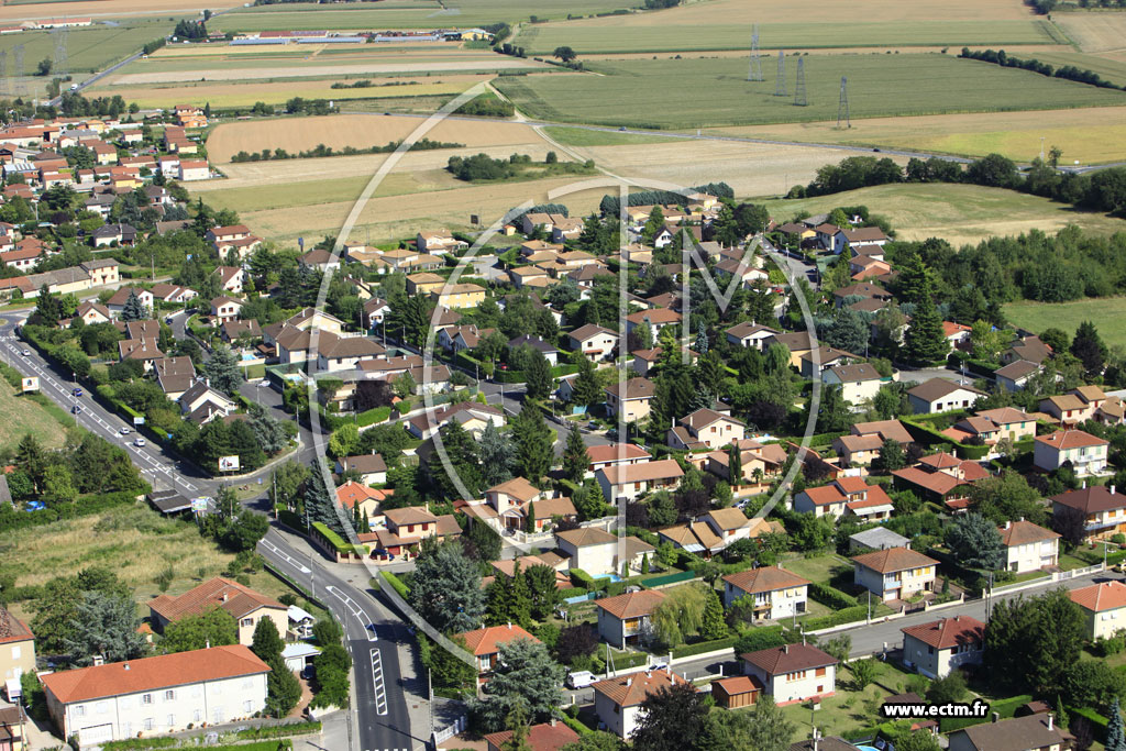 Photo arienne de Genas (La Plaine)