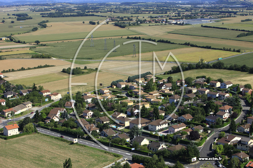 Photo arienne de Genas (La Plaine)