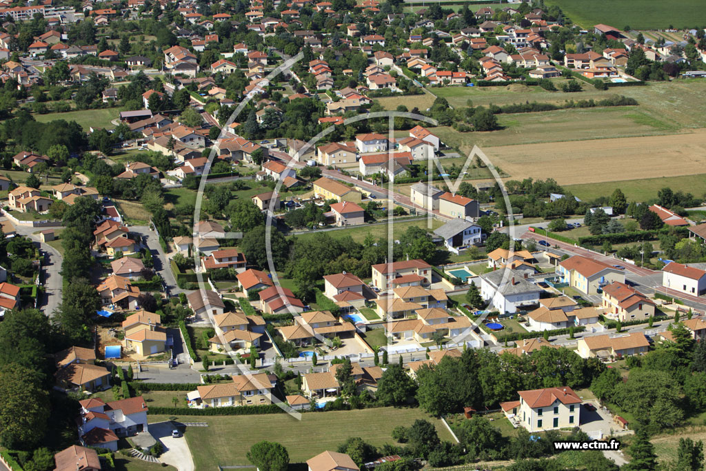 Photo arienne de Genas (La Plaine)