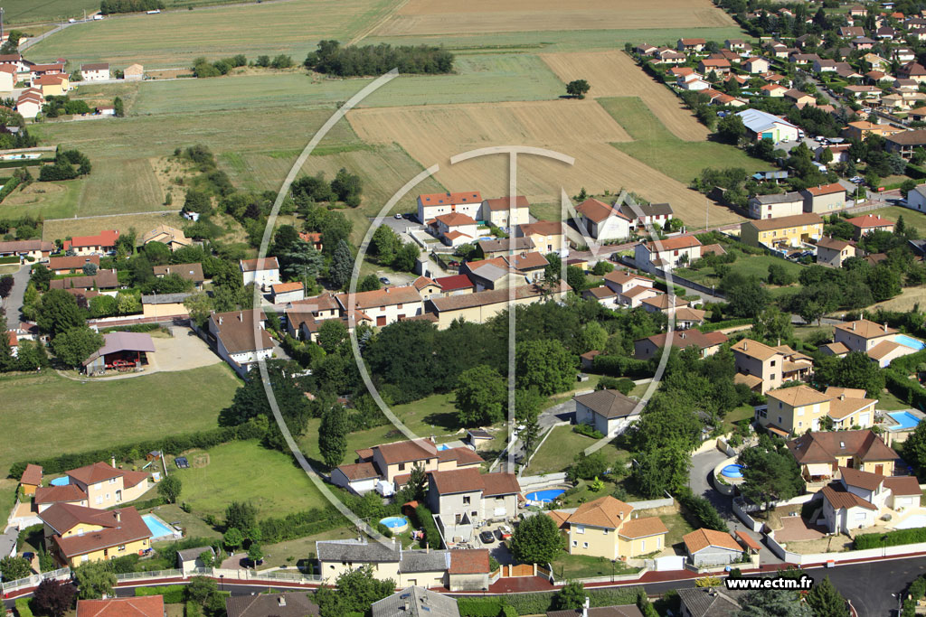 Photo arienne de Genas (La Plaine)