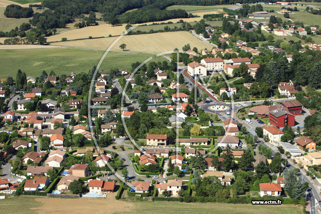 Photo arienne de Genas (Les Grandes Terres)