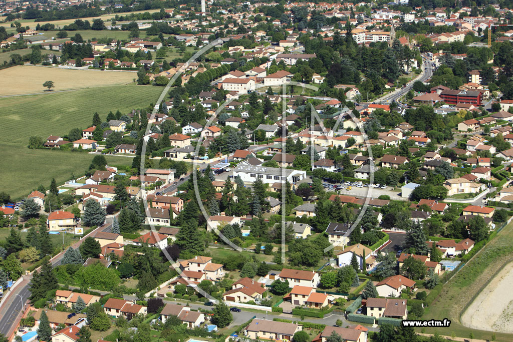 Photo arienne de Genas (Les Grandes Terres)