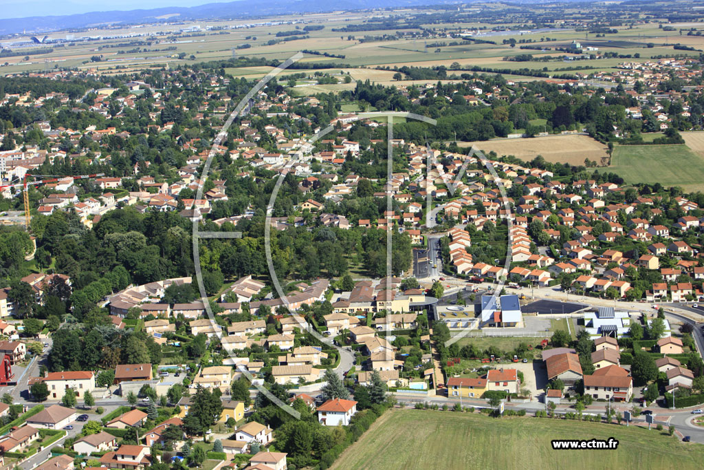Photo arienne de Genas (Les Grandes Terres)