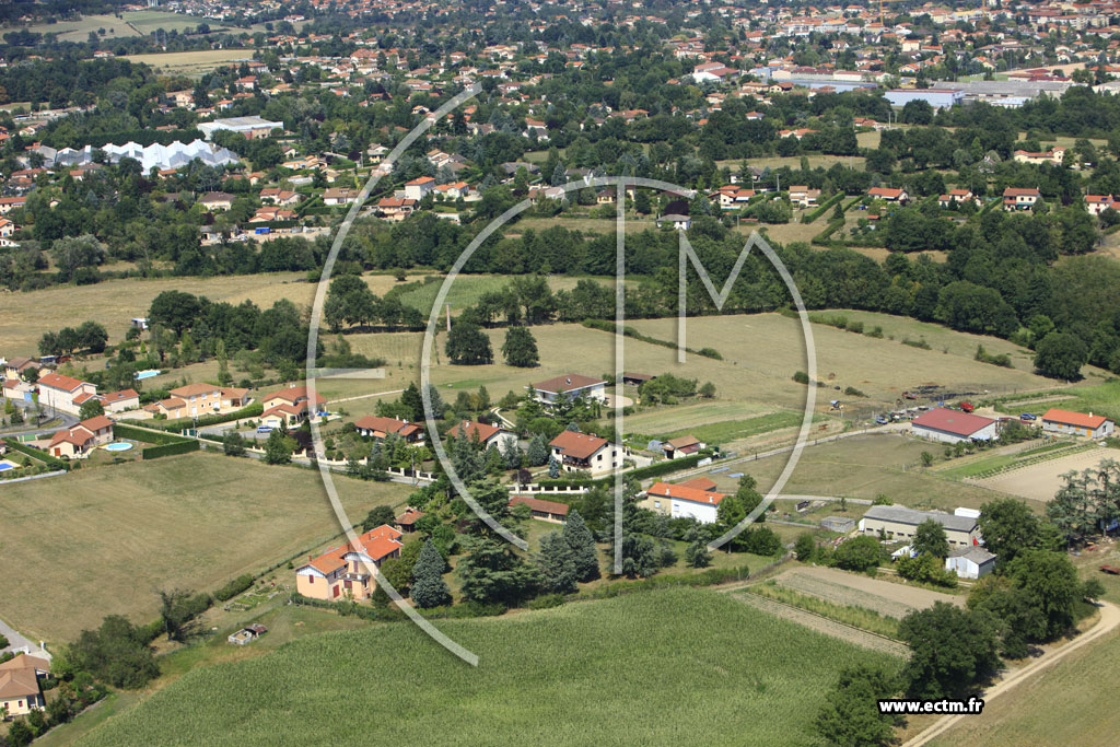 Photo arienne de Grzieu-la-Varenne