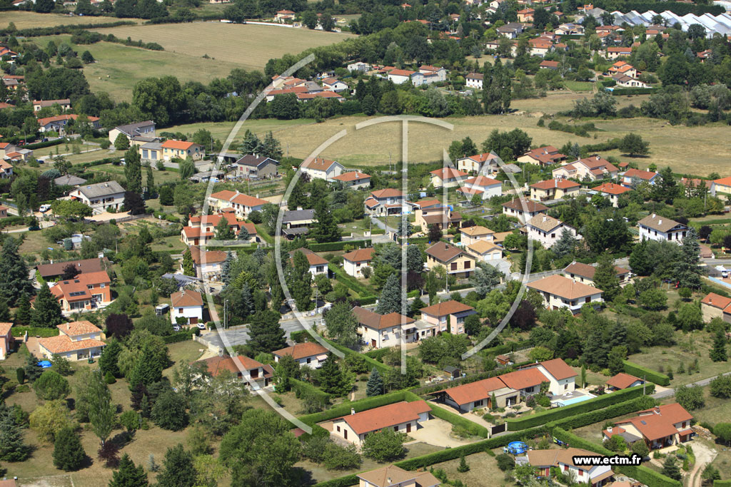 Photo arienne de Grzieu-la-Varenne