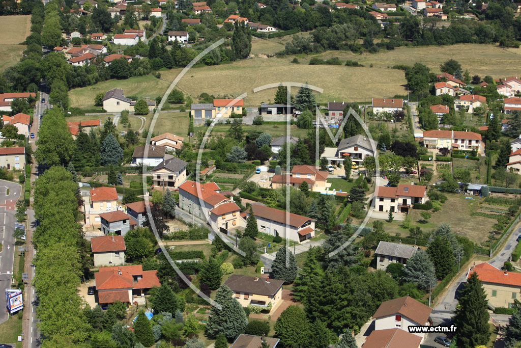 Photo arienne de Grzieu-la-Varenne