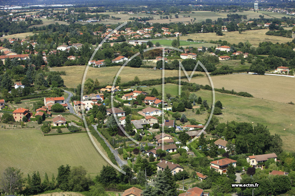 Photo arienne de Grzieu-la-Varenne