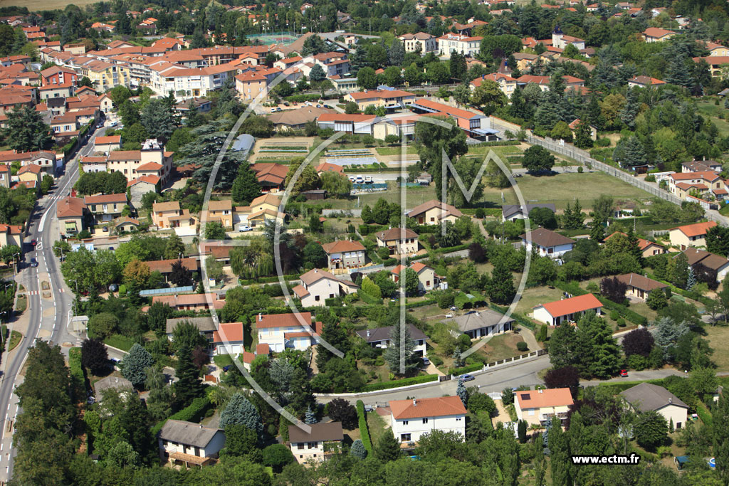 Photo arienne de Grzieu-la-Varenne