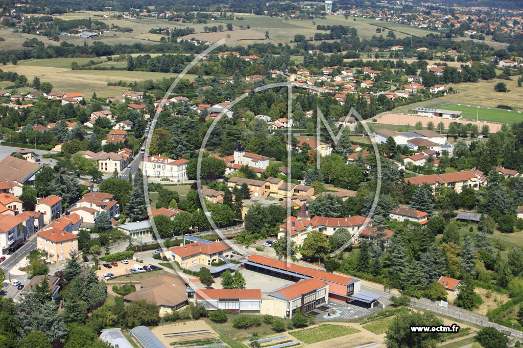 Photo arienne de Grzieu-la-Varenne
