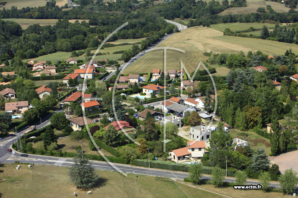 Photo arienne de Grzieu-la-Varenne