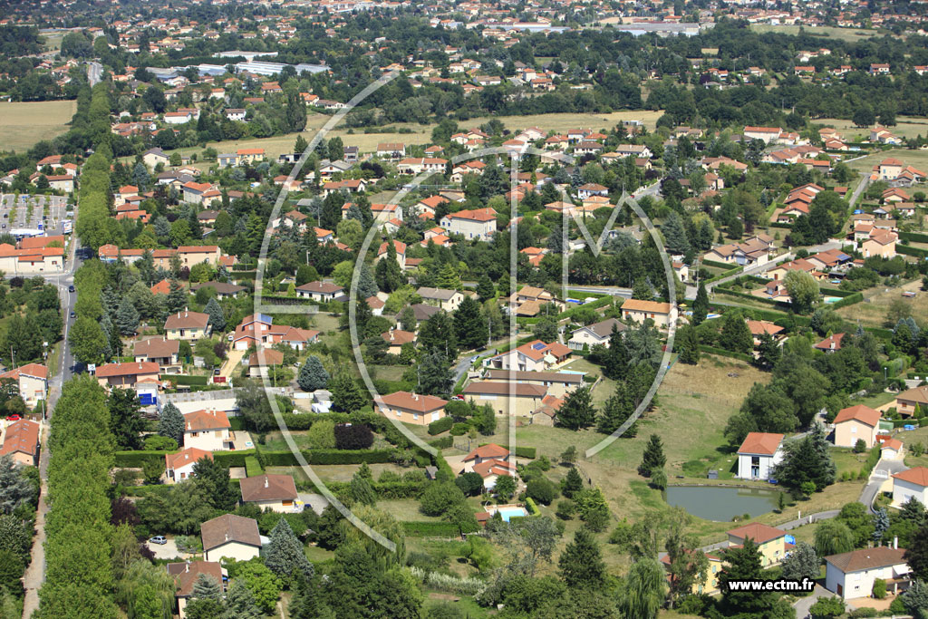Photo arienne de Grzieu-la-Varenne