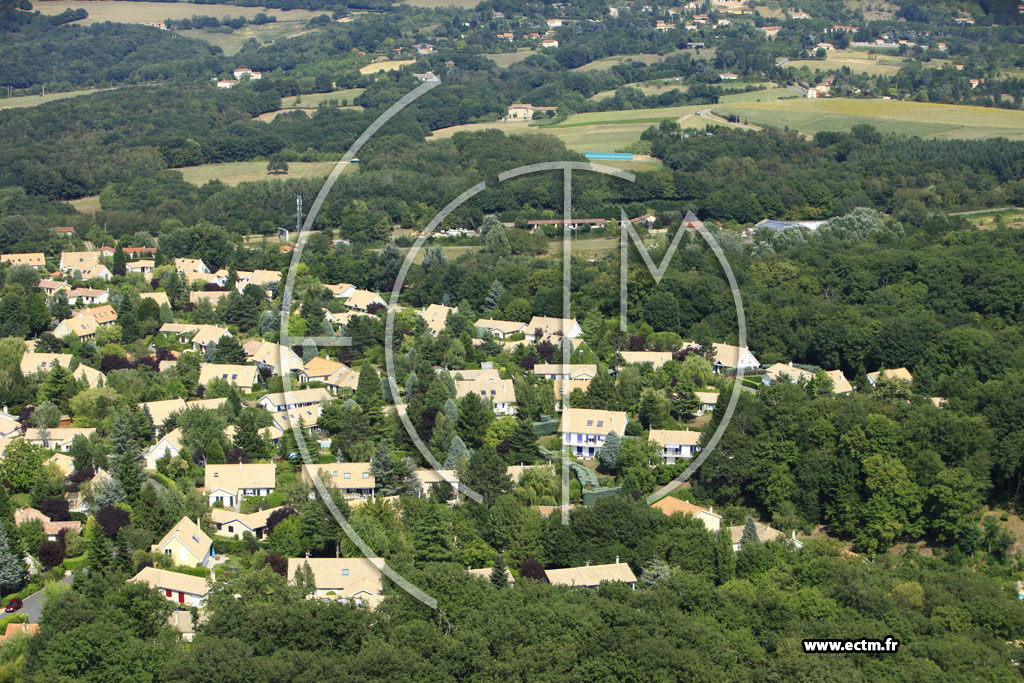 Photo arienne de Lissieu (Domaine de Bois Dieu)