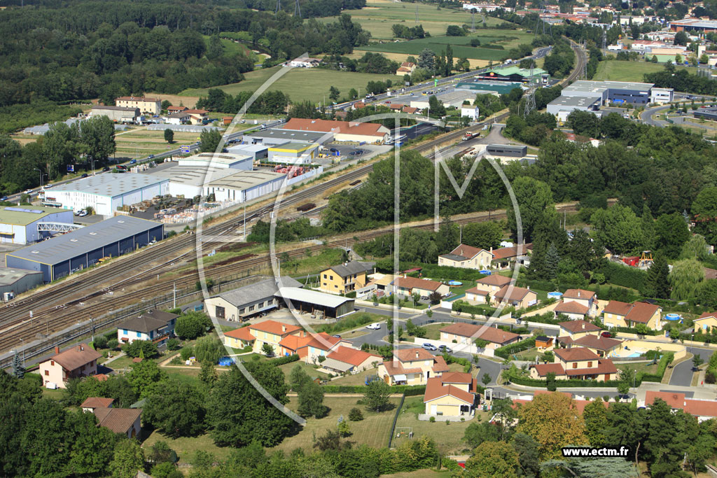 Photo arienne de Lozanne