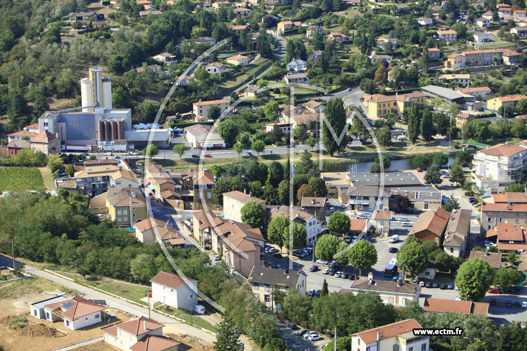 Photo arienne de Lozanne