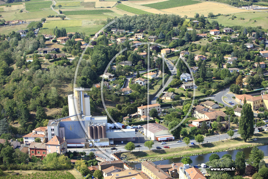Photo arienne de Lozanne