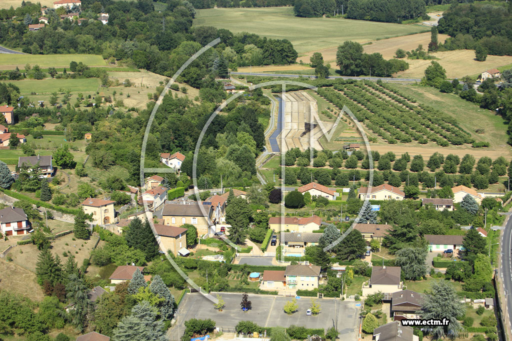 Photo arienne de Lozanne