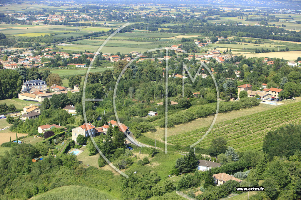 Photo arienne de Marcilly-d'Azergues