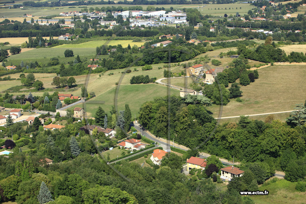 Photo arienne de Marcilly-d'Azergues