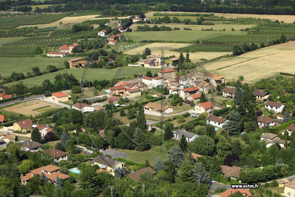 Photo arienne de Marcilly-d'Azergues