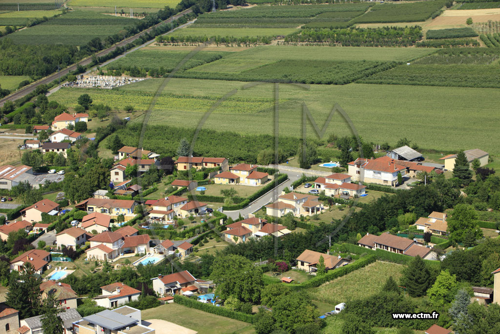 Photo arienne de Marcilly-d'Azergues