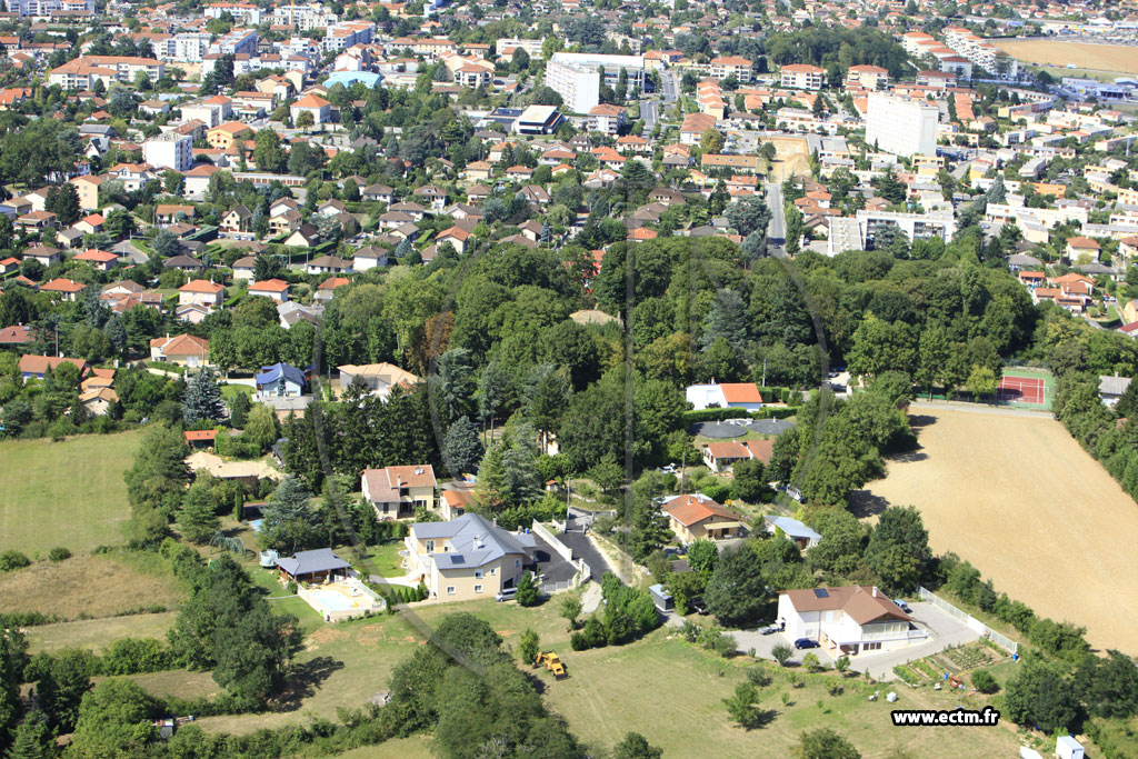 Photo arienne de Meyzieu (Chemin de la Sapinire)
