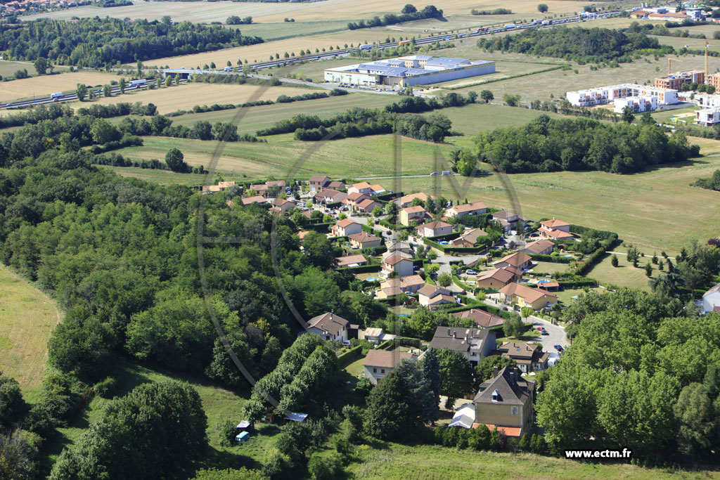 Photo arienne de Meyzieu (Chemin du Trillet)