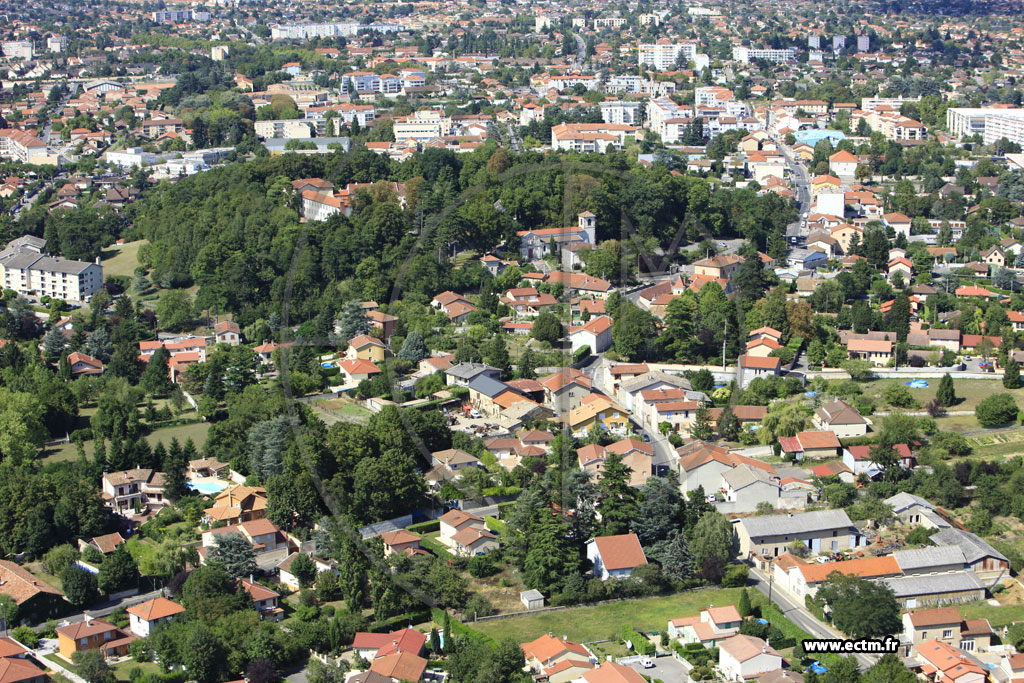 Photo arienne de Meyzieu (Chemin du Trillet)