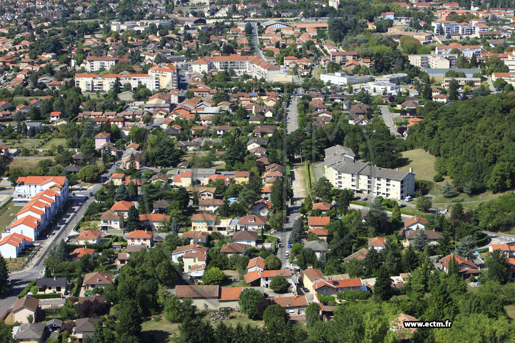 Photo arienne de Meyzieu (Rue du Rambion)
