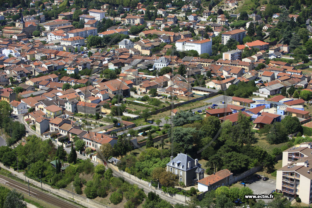 Photo arienne de Miribel