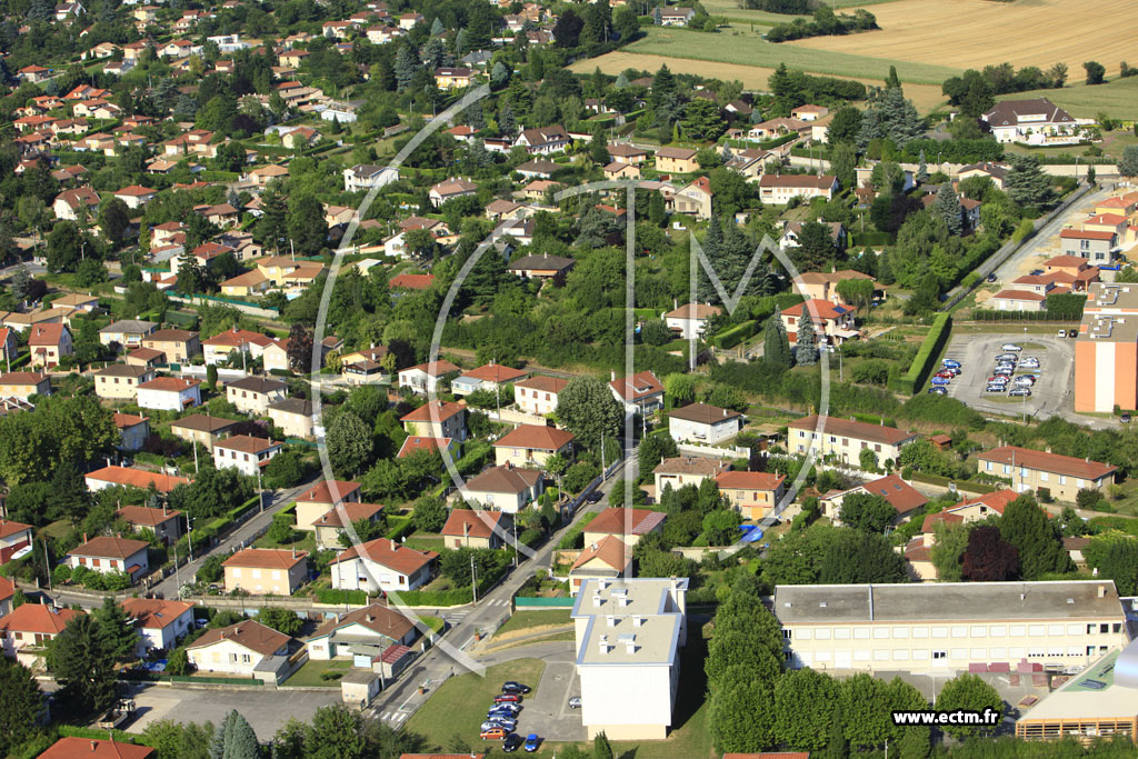 Photo arienne de Neuville-sur-Sane