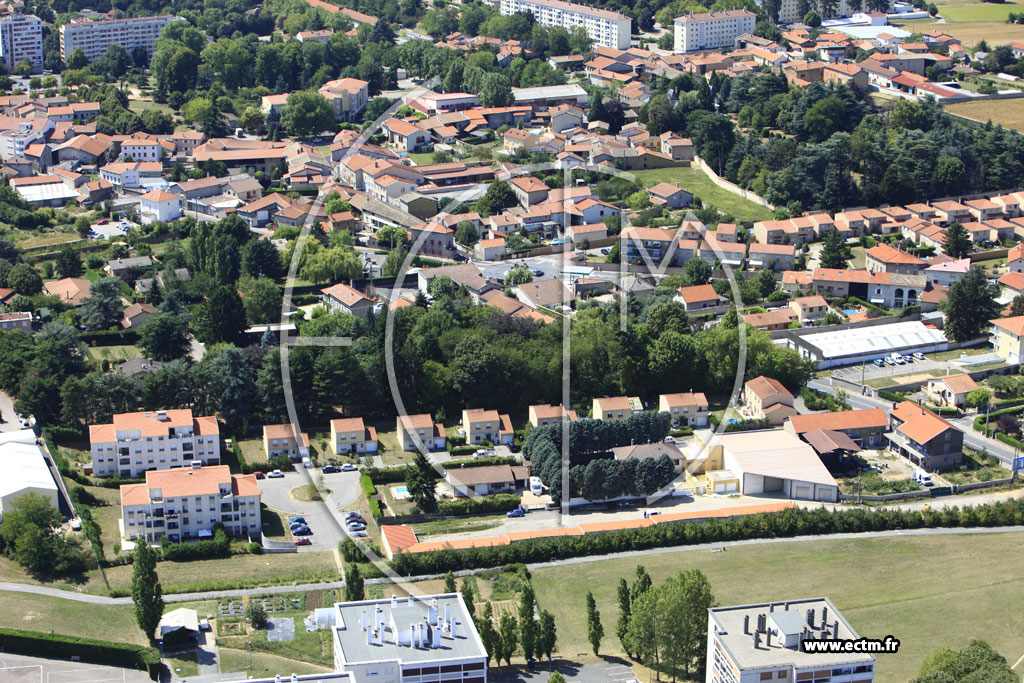 Photo arienne de Rillieux-la-Pape