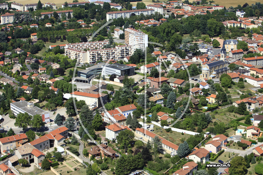 Photo arienne de Rillieux-la-Pape
