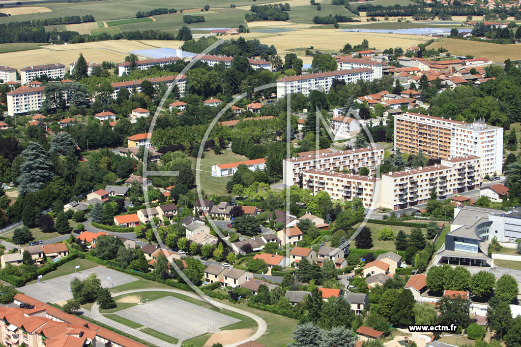 Photo arienne de Rillieux-la-Pape