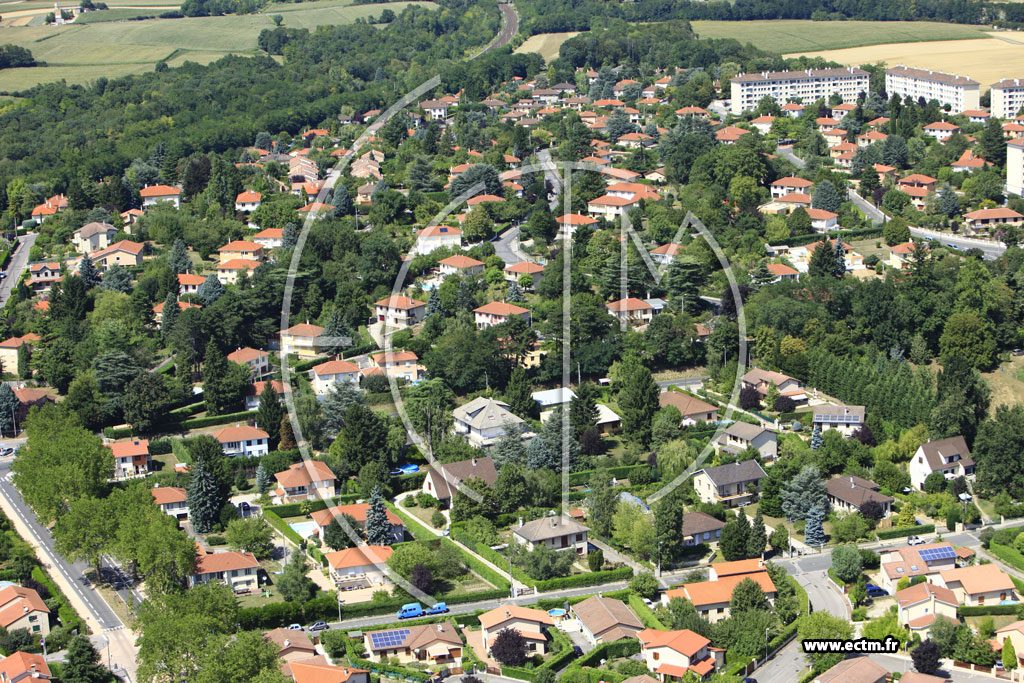 Photo arienne de Rillieux-la-Pape