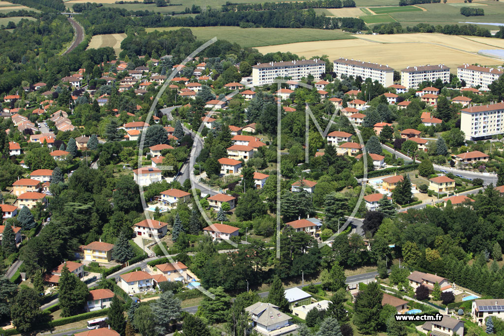 Photo arienne de Rillieux-la-Pape