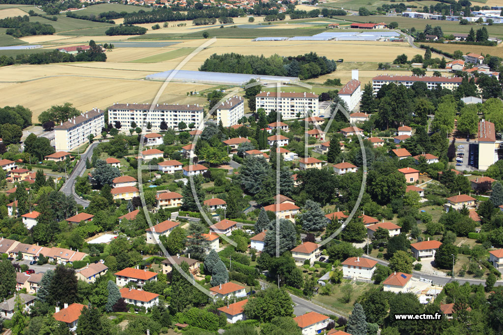 Photo arienne de Rillieux-la-Pape