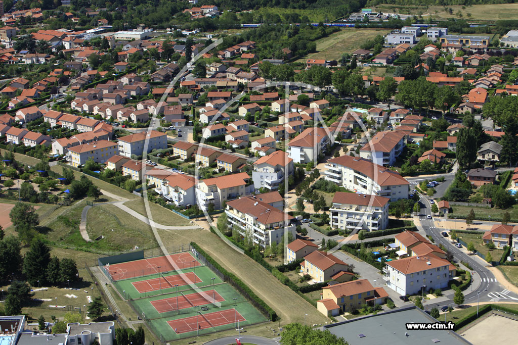 Photo arienne de Rillieux-la-Pape
