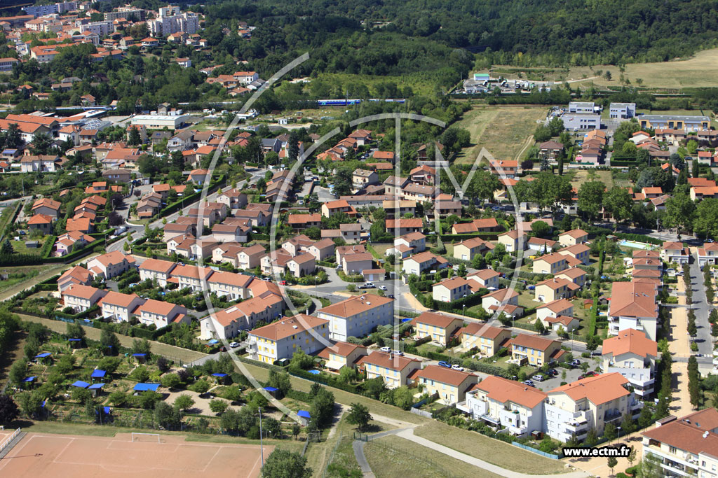 Photo arienne de Rillieux-la-Pape