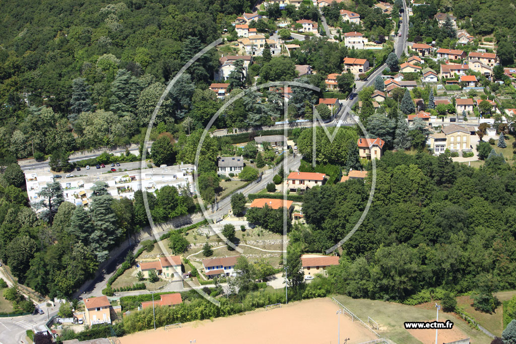 Photo arienne de Rillieux-la-Pape (Chemin des Pcheurs)