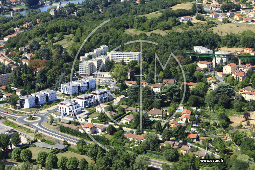 Photo arienne de Rochetaille-sur-Sane