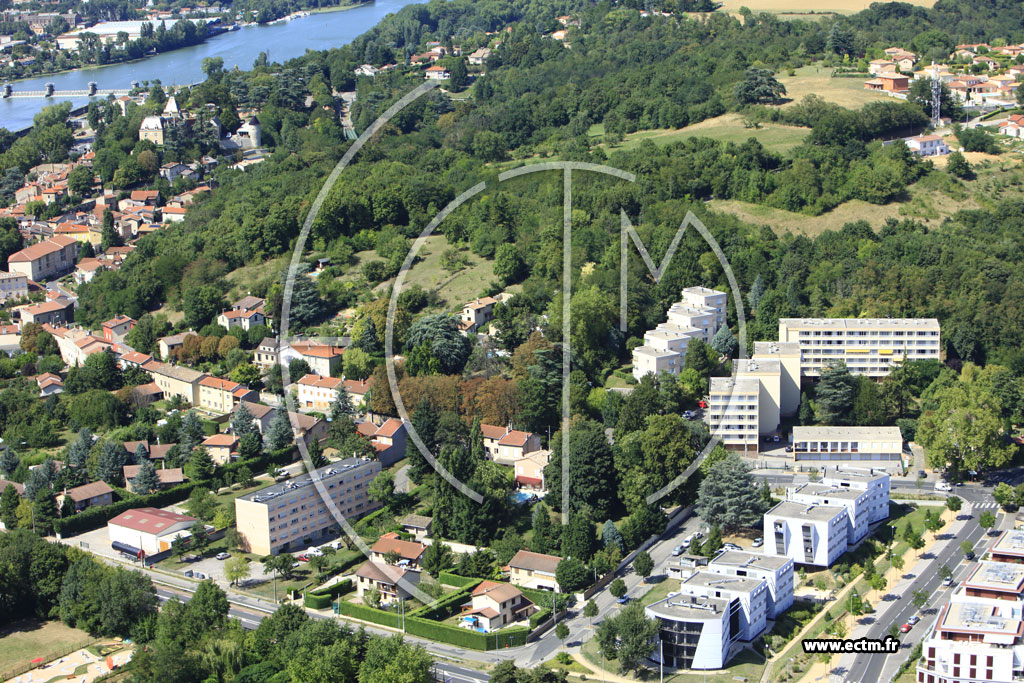 Photo arienne de Rochetaille-sur-Sane