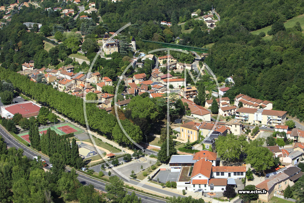 Photo arienne de Rochetaille-sur-Sane