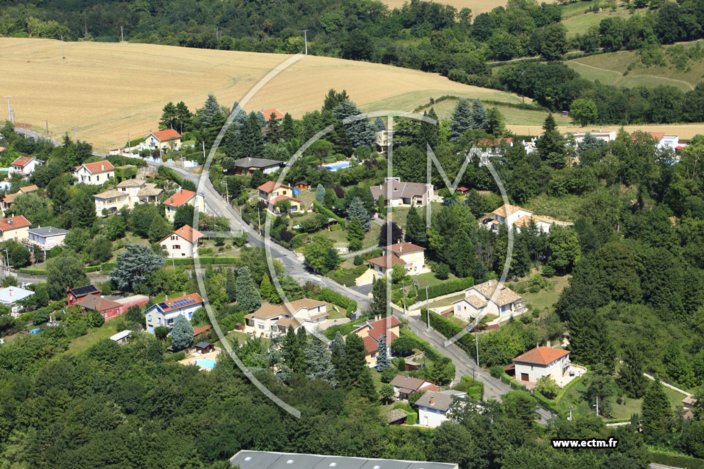 Photo arienne de Rochetaille-sur-Sane